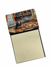 Load image into Gallery viewer, Dachshund Fall Kitchen Pumpkins Sticky Note Holder- Refiilable Desk Accessory Note Pad