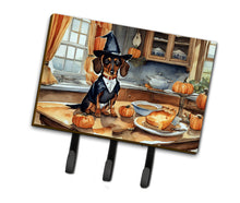 Load image into Gallery viewer, Dachshund Fall Kitchen Pumpkins Leash or Key Holder