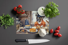 Load image into Gallery viewer, French Bulldog Fall Kitchen Pumpkins Glass Cutting Boards – Durable, Decorative Kitchen Art Large