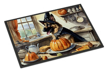 Load image into Gallery viewer, German Shepherd Fall Kitchen Pumpkins Doormat -  18x27 Decorative Floor Mat – Indoor/Outdoor Rug