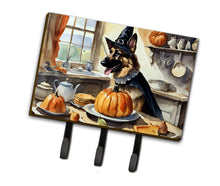 Load image into Gallery viewer, German Shepherd Fall Kitchen Pumpkins Leash or Key Holder