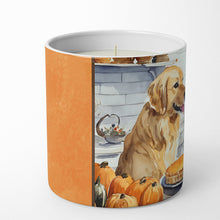 Load image into Gallery viewer, Golden Retriever Fall Kitchen Pumpkins Decorative Soy Candle
