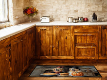 Load image into Gallery viewer, Golden Retriever Fall Kitchen Pumpkins Runner Mat 28x58