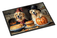Load image into Gallery viewer, Golden Retriever Fall Kitchen Pumpkins Doormat - 24x36 Decorative Floor Mat – Indoor/Outdoor Rug with Artistic Flair