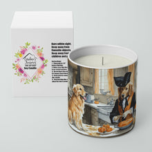Load image into Gallery viewer, Golden Retriever Fall Kitchen Pumpkins Decorative Soy Candle