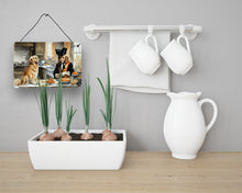 Load image into Gallery viewer, Golden Retriever Fall Kitchen Pumpkins Wall or Door Hanging Prints