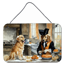 Load image into Gallery viewer, Golden Retriever Fall Kitchen Pumpkins Wall or Door Hanging Prints