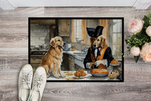 Load image into Gallery viewer, Golden Retriever Fall Kitchen Pumpkins Doormat -  18x27 Decorative Floor Mat – Indoor/Outdoor Rug