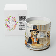 Load image into Gallery viewer, Golden Retriever Fall Kitchen Pumpkins Decorative Soy Candle