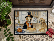 Load image into Gallery viewer, Golden Retriever Fall Kitchen Pumpkins Doormat -  18x27 Decorative Floor Mat – Indoor/Outdoor Rug