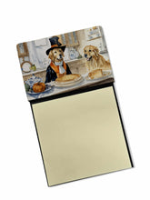 Load image into Gallery viewer, Golden Retriever Fall Kitchen Pumpkins Sticky Note Holder- Refiilable Desk Accessory Note Pad