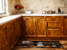 Load image into Gallery viewer, Havanese Fall Kitchen Pumpkins Runner Mat 28x58