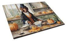 Load image into Gallery viewer, Irish Setter Fall Kitchen Pumpkins Glass Cutting Boards – Durable, Decorative Kitchen Art Large