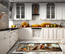 Load image into Gallery viewer, Irish Setter Fall Kitchen Pumpkins Runner Mat 28x58
