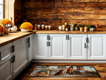 Load image into Gallery viewer, Irish Setter Fall Kitchen Pumpkins Runner Mat 28x58