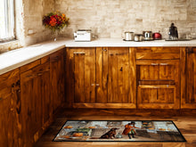 Load image into Gallery viewer, Irish Setter Fall Kitchen Pumpkins Runner Mat 28x58