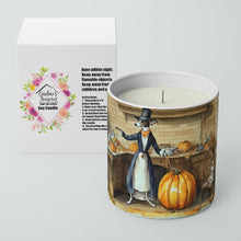 Load image into Gallery viewer, Italian Greyhound Fall Kitchen Pumpkins Decorative Soy Candle