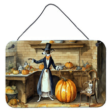 Load image into Gallery viewer, Italian Greyhound Fall Kitchen Pumpkins Wall or Door Hanging Prints