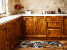 Load image into Gallery viewer, Jack Russell Terrier Fall Kitchen Pumpkins Runner Mat 28x58