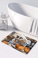 Load image into Gallery viewer, Jack Russell Terrier Fall Kitchen Pumpkins Memory Foam Kitchen Mat