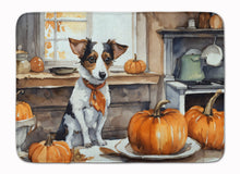 Load image into Gallery viewer, Jack Russell Terrier Fall Kitchen Pumpkins Memory Foam Kitchen Mat