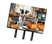 Load image into Gallery viewer, Jack Russell Terrier Fall Kitchen Pumpkins Leash or Key Holder