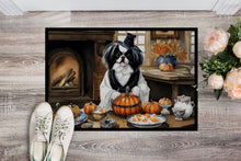 Load image into Gallery viewer, Japanese Chin Fall Kitchen Pumpkins Doormat - 24x36 Decorative Floor Mat – Indoor/Outdoor Rug with Artistic Flair