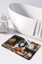 Load image into Gallery viewer, Japanese Chin Fall Kitchen Pumpkins Memory Foam Kitchen Mat