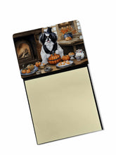 Load image into Gallery viewer, Japanese Chin Fall Kitchen Pumpkins Sticky Note Holder- Refiilable Desk Accessory Note Pad