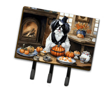Load image into Gallery viewer, Japanese Chin Fall Kitchen Pumpkins Leash or Key Holder
