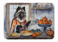 Load image into Gallery viewer, Keeshond Fall Kitchen Pumpkins Memory Foam Kitchen Mat