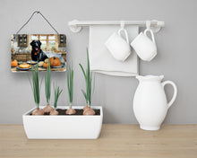 Load image into Gallery viewer, Black Lab Fall Kitchen Pumpkins Wall or Door Hanging Prints