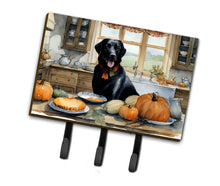 Load image into Gallery viewer, Black Lab Fall Kitchen Pumpkins Leash or Key Holder