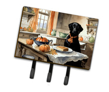 Load image into Gallery viewer, Black Lab Fall Kitchen Pumpkins Leash or Key Holder