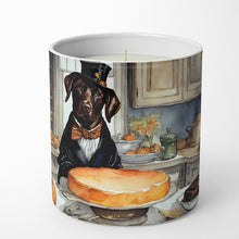 Load image into Gallery viewer, Chocolate Lab Fall Kitchen Pumpkins Decorative Soy Candle