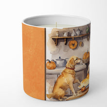 Load image into Gallery viewer, Yellow Lab Fall Kitchen Pumpkins Decorative Soy Candle