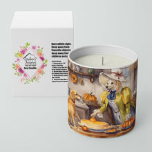 Load image into Gallery viewer, Yellow Lab Fall Kitchen Pumpkins Decorative Soy Candle