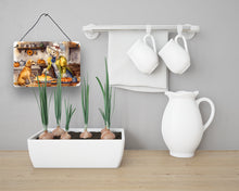 Load image into Gallery viewer, Yellow Lab Fall Kitchen Pumpkins Wall or Door Hanging Prints