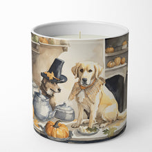 Load image into Gallery viewer, Yellow Lab Fall Kitchen Pumpkins Decorative Soy Candle