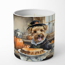 Load image into Gallery viewer, Lakeland Terrier Fall Kitchen Pumpkins Decorative Soy Candle