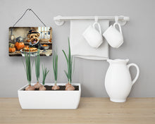 Load image into Gallery viewer, Lakeland Terrier Fall Kitchen Pumpkins Wall or Door Hanging Prints