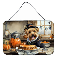 Load image into Gallery viewer, Lakeland Terrier Fall Kitchen Pumpkins Wall or Door Hanging Prints