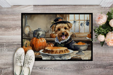 Load image into Gallery viewer, Lakeland Terrier Fall Kitchen Pumpkins Doormat - 24x36 Decorative Floor Mat – Indoor/Outdoor Rug with Artistic Flair