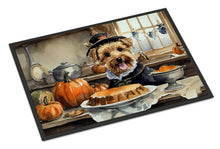 Load image into Gallery viewer, Lakeland Terrier Fall Kitchen Pumpkins Doormat -  18x27 Decorative Floor Mat – Indoor/Outdoor Rug