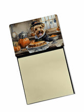 Load image into Gallery viewer, Lakeland Terrier Fall Kitchen Pumpkins Sticky Note Holder- Refiilable Desk Accessory Note Pad