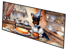 Load image into Gallery viewer, Miniature Pinscher Fall Kitchen Pumpkins Runner Mat 28x58
