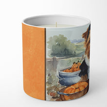 Load image into Gallery viewer, Norfolk Terrier Fall Kitchen Pumpkins Decorative Soy Candle