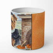 Load image into Gallery viewer, Norfolk Terrier Fall Kitchen Pumpkins Decorative Soy Candle