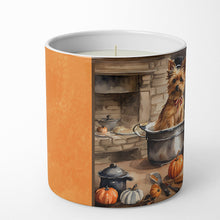 Load image into Gallery viewer, Norwich Terrier Fall Kitchen Pumpkins Decorative Soy Candle