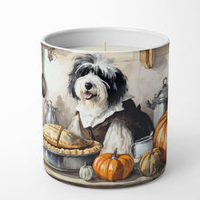 Load image into Gallery viewer, Old English Sheepdog Fall Kitchen Pumpkins Decorative Soy Candle
